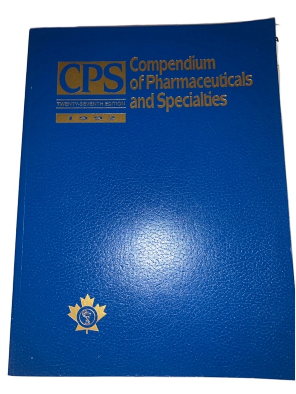 Blue Gold Compendium of Pharmaceuticals and Specialties Notebook One Size